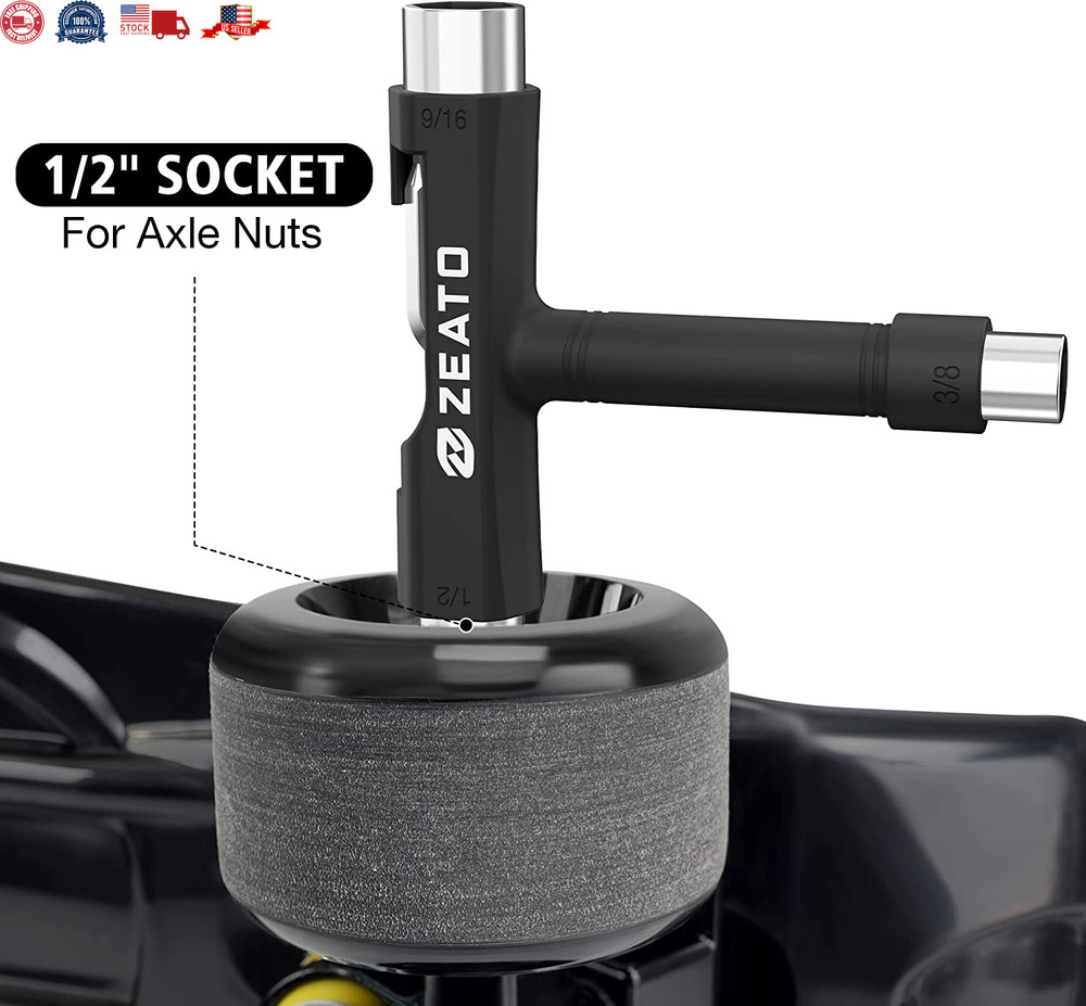 All-In-One Skate Tools Multi-Function Portable Skateboard T Tool Accessory with