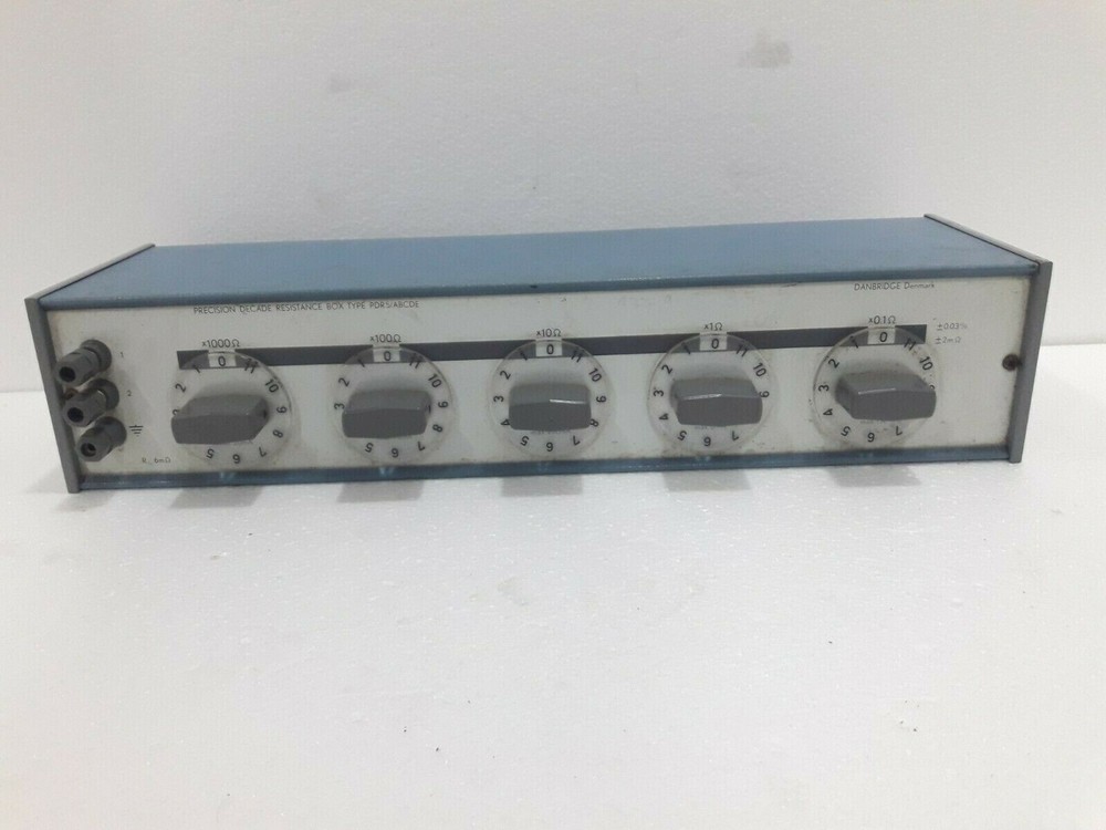 Danbridge PDR5/ABCDE Decade Resistance Box 0.1 to 100 Ω