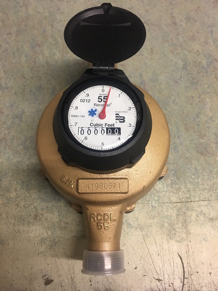 Badger 1" M55 Bottom Plate Only No Meter