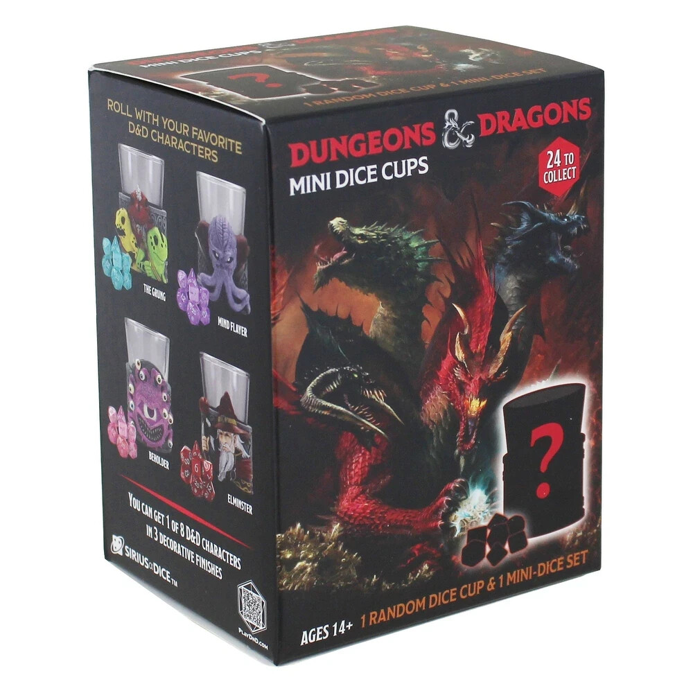 Dungeons & Dragons: Mini Dice Cups | Sirius Dice