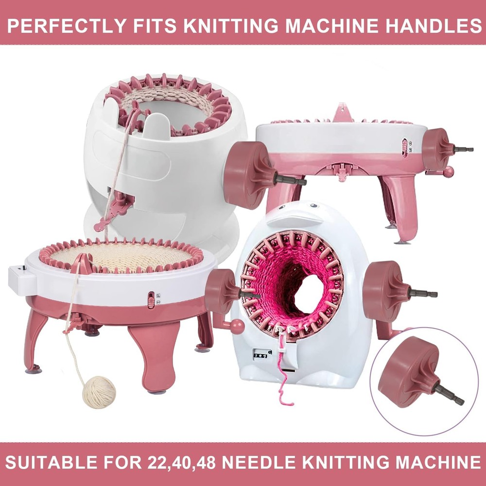 Knitting Machine Adapter, Quick Knit Replaceable Crochet S, Deep pink