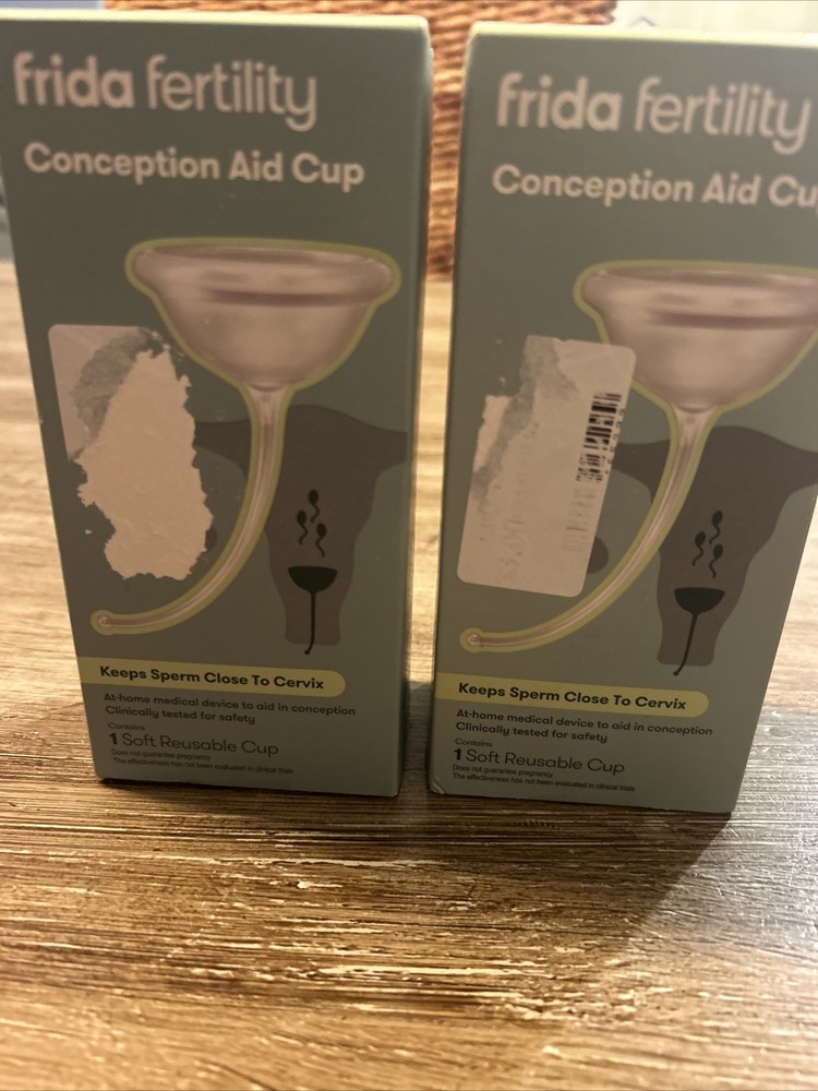 Frida Fertility Conception Aid Cup Silicone Reusable.2 Total.