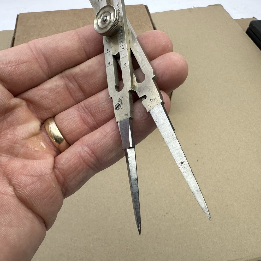 Vintage Proportional Divider Drafting Tool - Nice Pre Owned Shape - No Origin