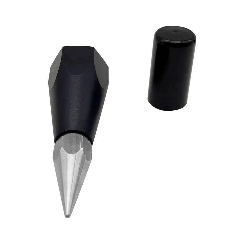 2PCS Prism Pole Point Sharp Tip with 5/8 Internal Thread for Surveying Rod