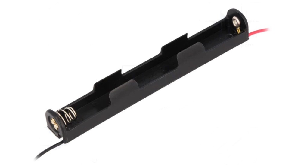 Plastic Battery Compartment X2 Aaa Battery Type Wiring In Line Version Art Craft