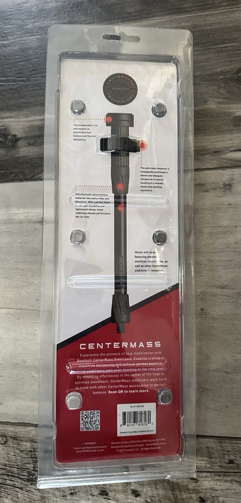 Bowtech CenterMass 8” Stabilizer