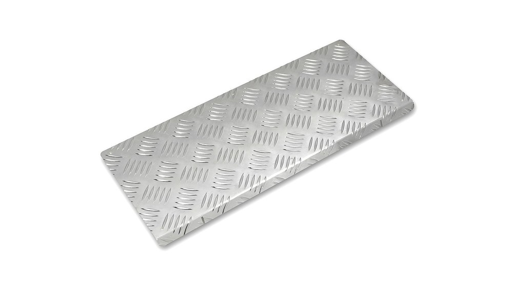 Left interior rear step cover for Opel Vivaro A 2001-2014 silver