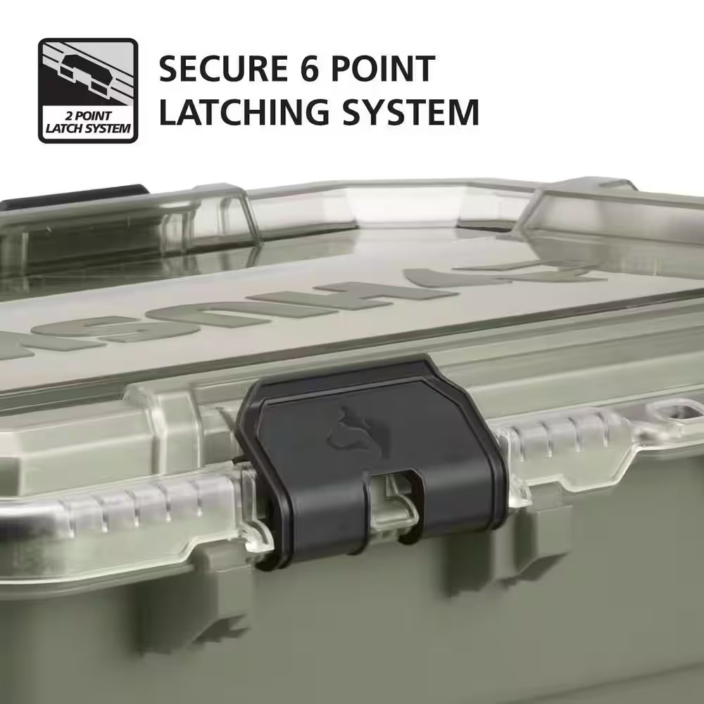 20 Gal. Professional Heavy Duty Waterproof Stackable Plastic Storage Container w