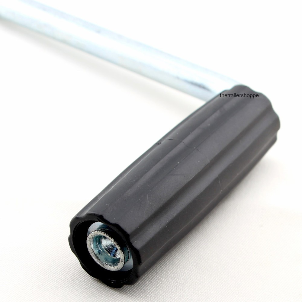 Ram Side-wind Replacement Trailer Jack Handle with plastic Knob 2,000 lb.