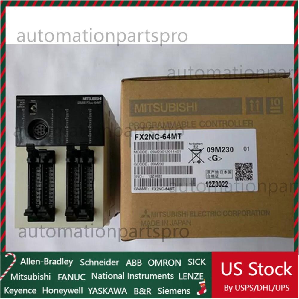 New Mitsubishi FX2NC-64MT PLC Programmable Controller Expedited Shipping One