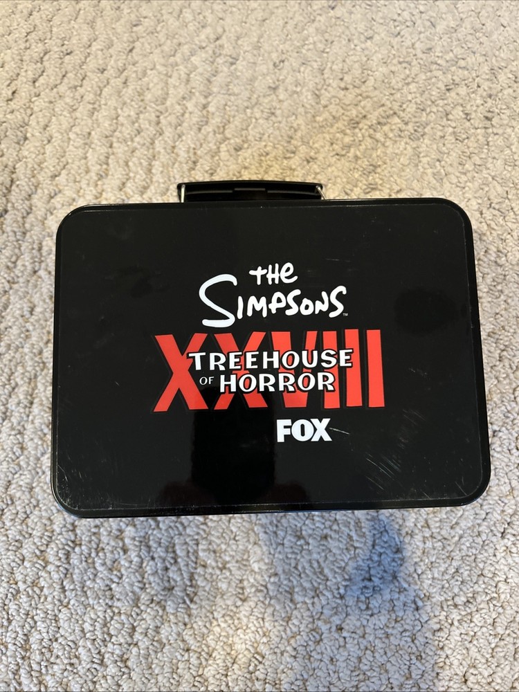 simpsons metal lunch box