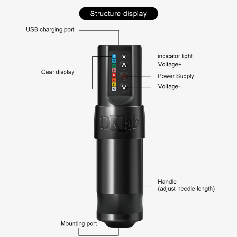 Professional Wireless Tattoo Pen Customized Coreless Motor Tattoo Machine Makeup