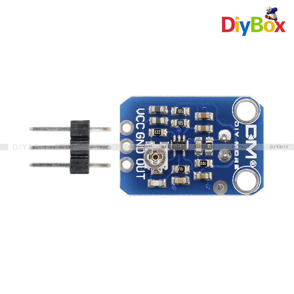 MAX4466 Electret Microphone Amplifier With Adjustable Gain For Arduino