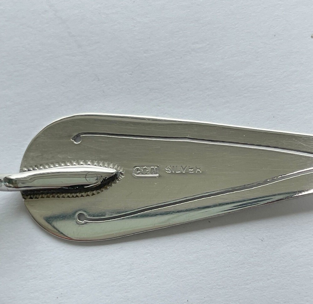 ANTIQUE STERLING SILVER TROWEL BOOKMARK MOP HANDLE