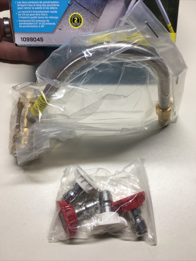 Surface Maxx Spray Tip Gutter Cleaner Attachment Pressure Washer Compatible