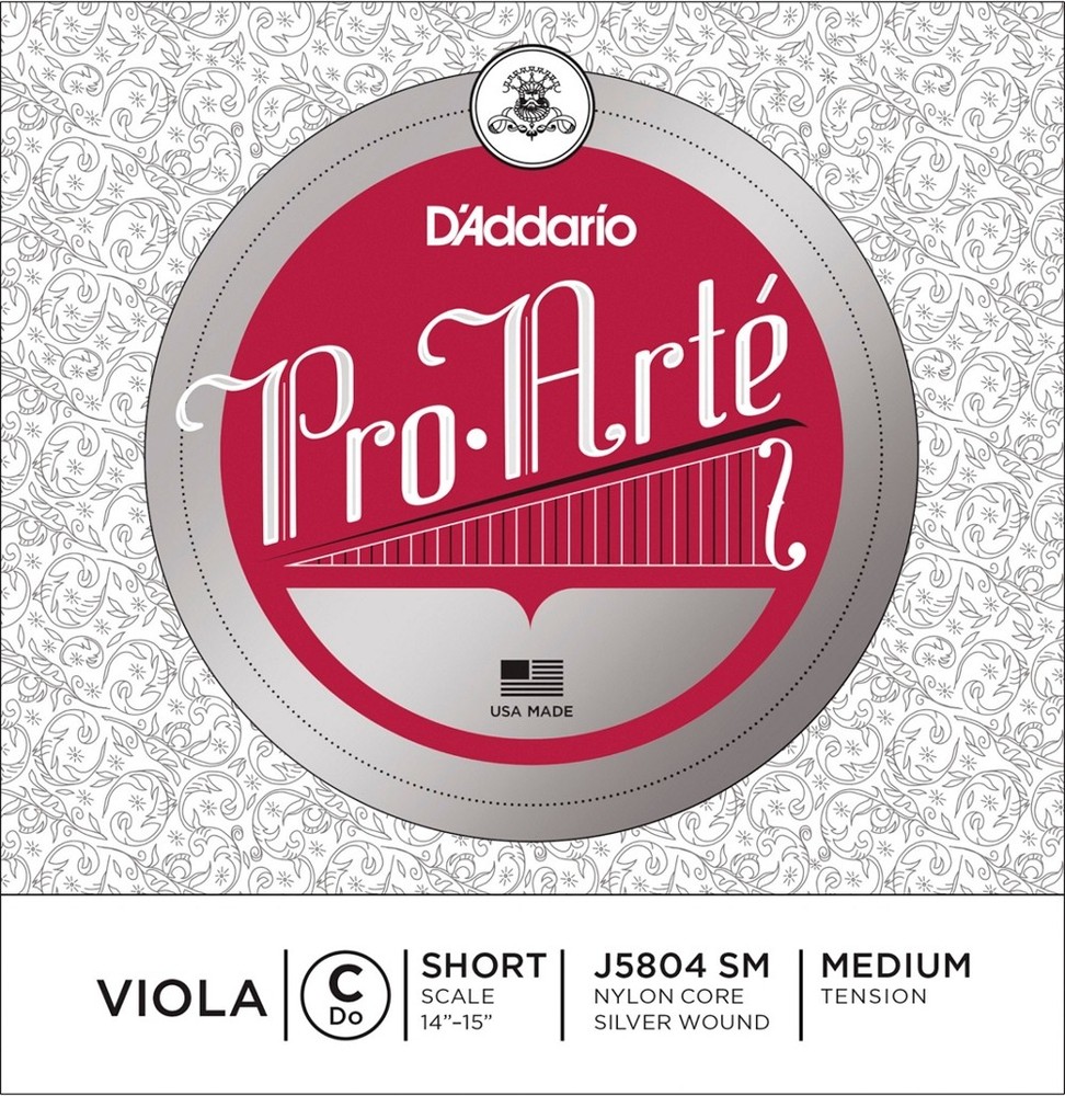 D'Addario Pro-Art Series Viola C String 13-14 Short Scale