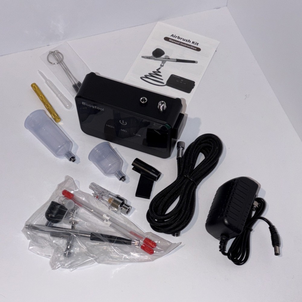 Boostool Beauty Airbrush System Kit with Compressor and Accessories