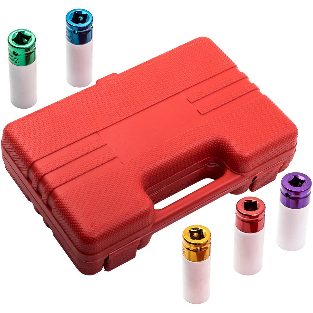 Impact Socket Thin Wall Wheel Protector Lug Nut Remover Installer Tool Kit