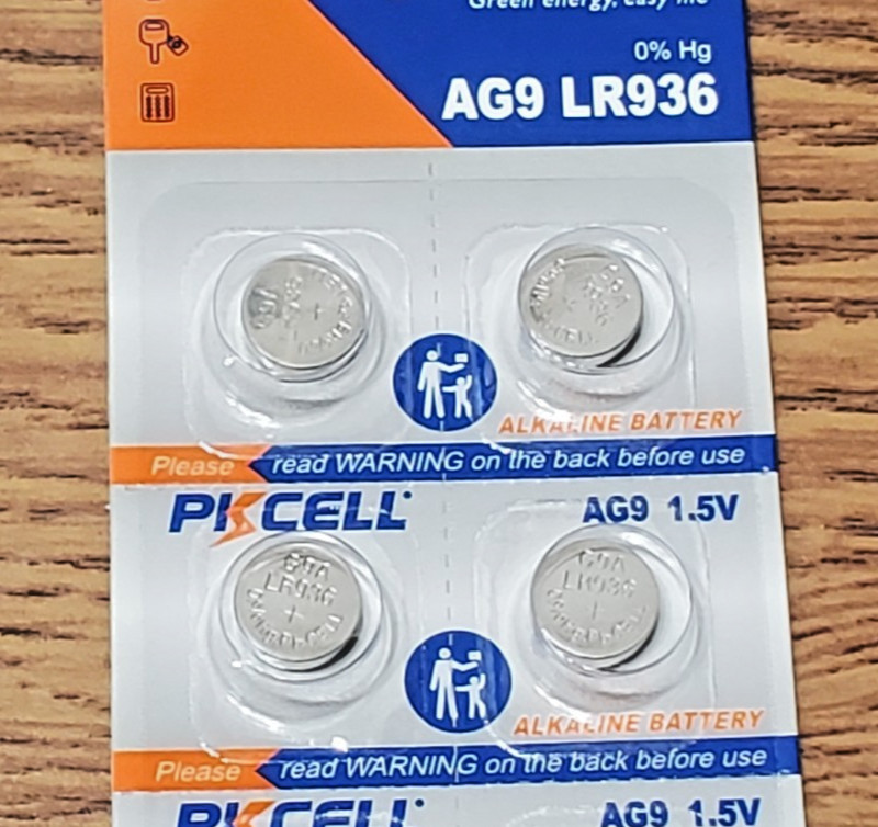 4X AG9 LR936 Battery Button Cell