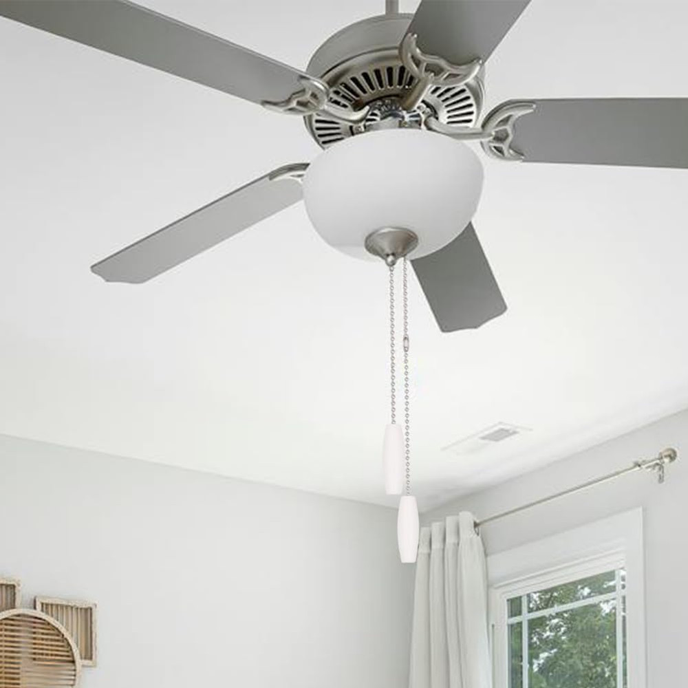 2 Pack Pull Chain String Extension with Connector for Ceiling Fan Light Fixture