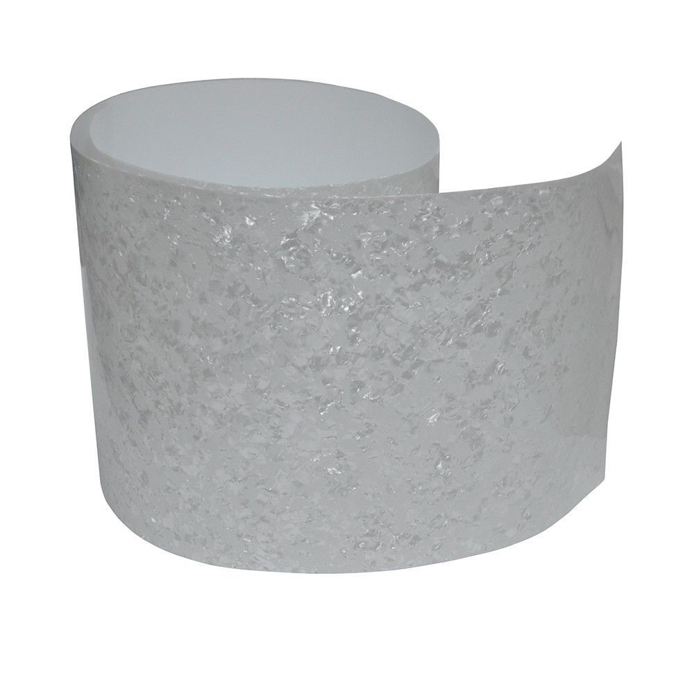 Drum Wrap Replacement Opaque Pearl White Musical Instrument Deco Sheet 3 Size