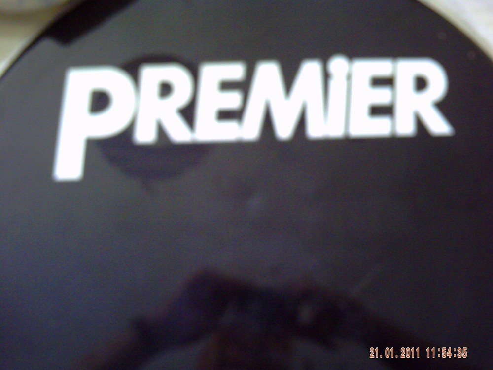 Premier type Medium size vinyl decal THREE COPIES. (white lettering only )