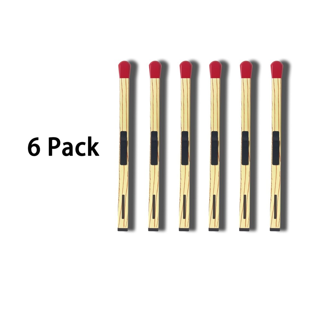 6 PACK 8" Match Stick Shaped Multipurpose Butane Lighter BBQ Candle lighter