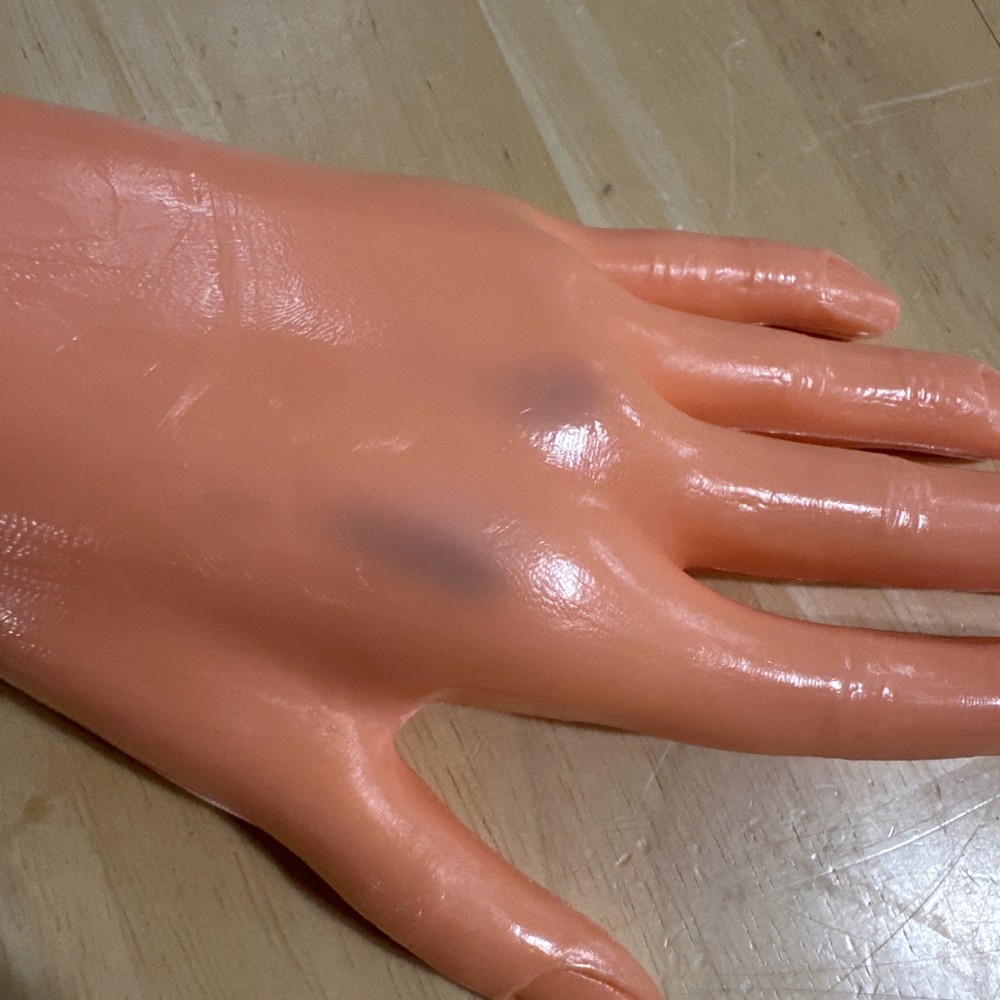 manicure practice hand