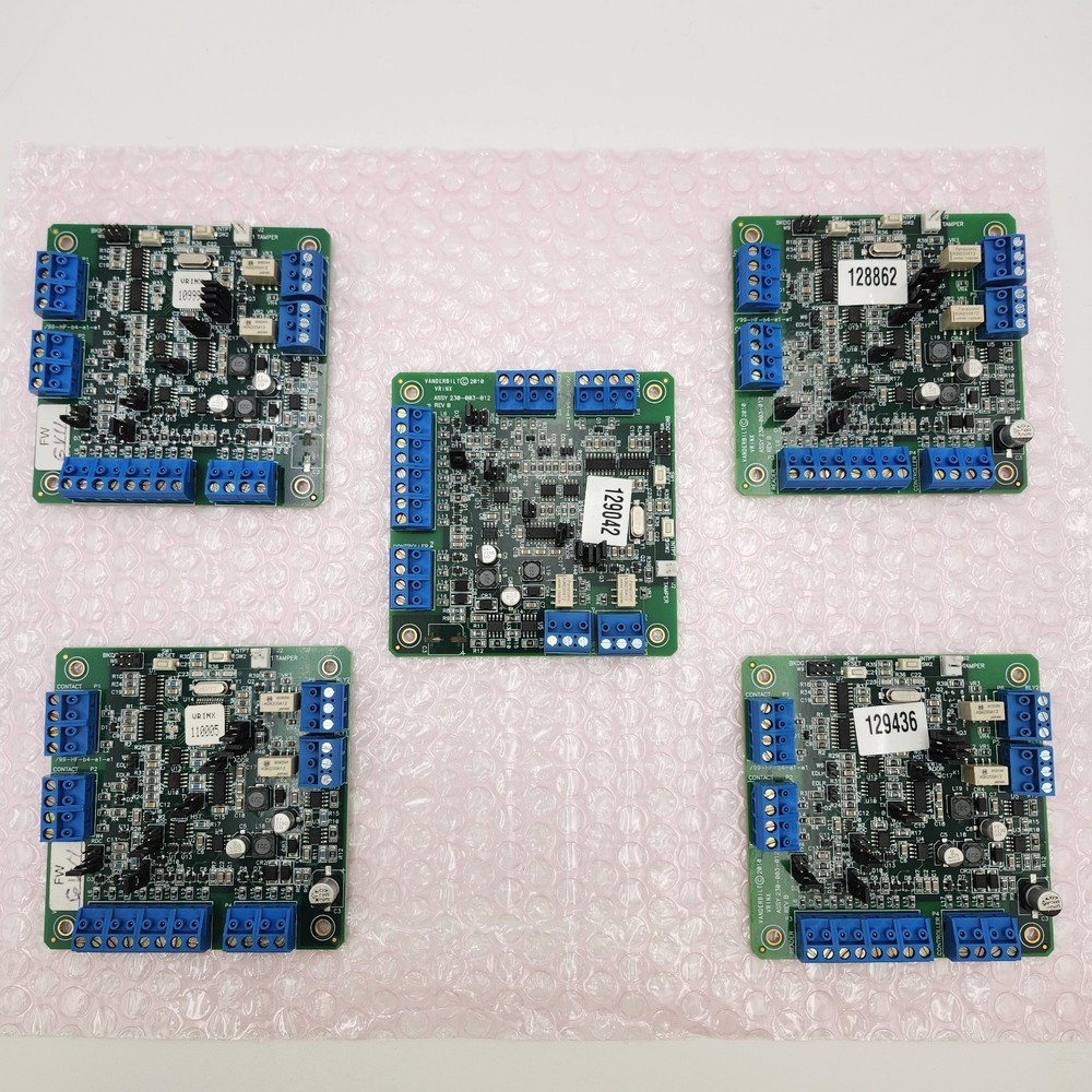 Lot of 5 Vanderbilt VRINX Reader Interface Boards