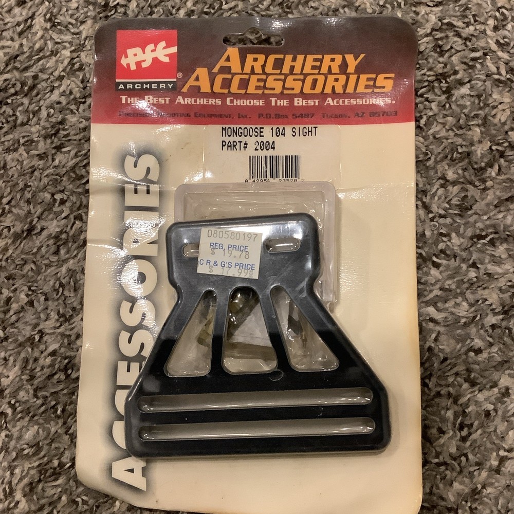 PSE Brass Pin, Mongoose Sight, Vintage, Archery Bow Sight