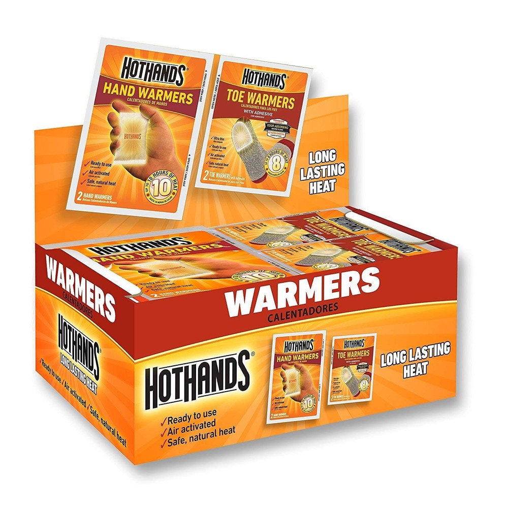 HotHands Hand + Toe Warmers (20 Hand + 20 Toe Warmers)