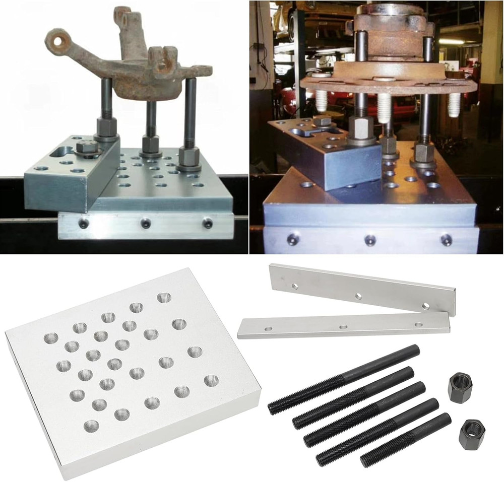 Universal Drill Press Support Block Plate Tool Set Kit 30 Ton – Bearing and Bus