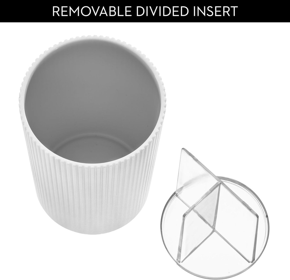 Bathroom Accessories Set, 3Pcs Glass Bathroom Accessory Set Complete