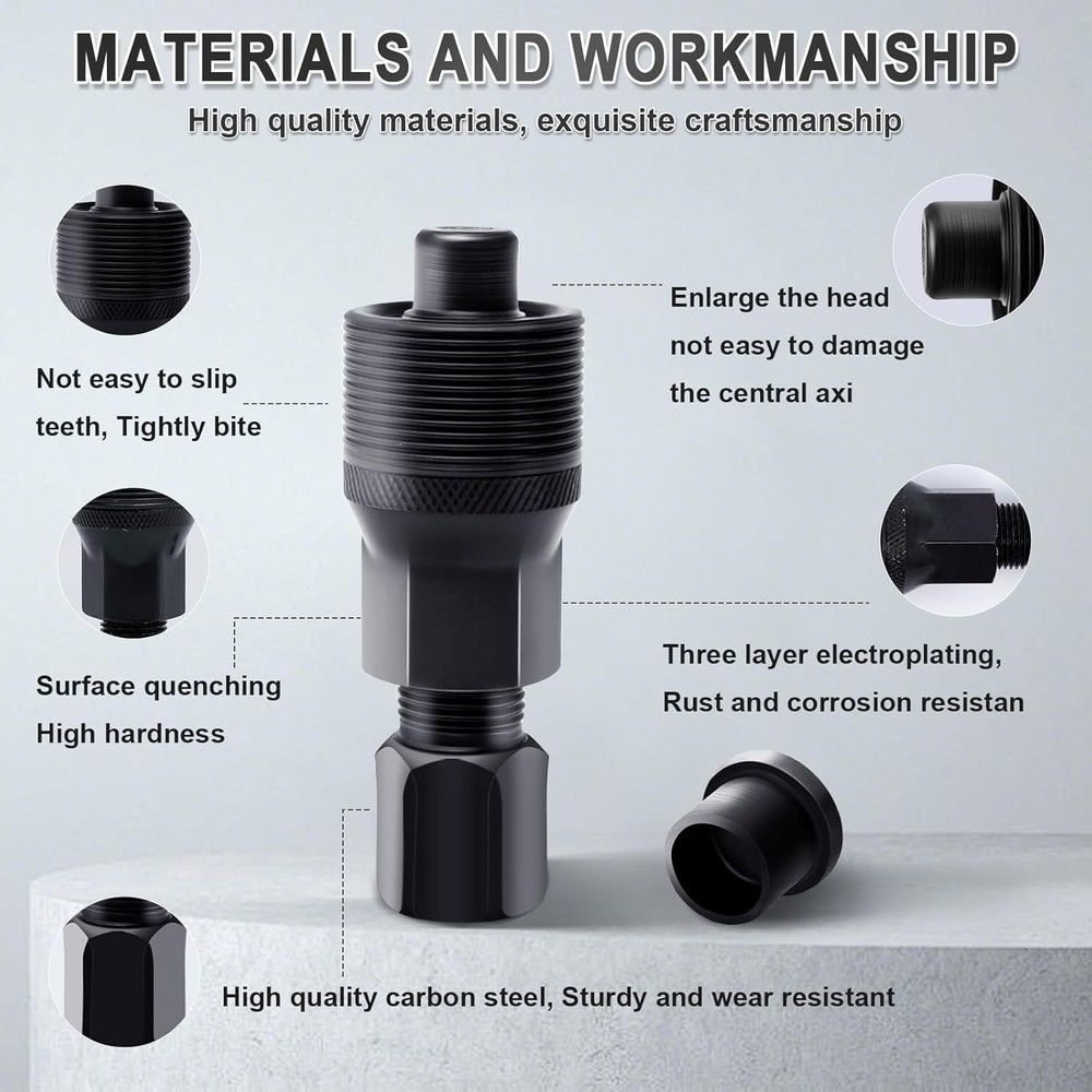 Crank Puller, Quality Bicycle Crank Removal Tool, Crank Arm Removal Tool for ...