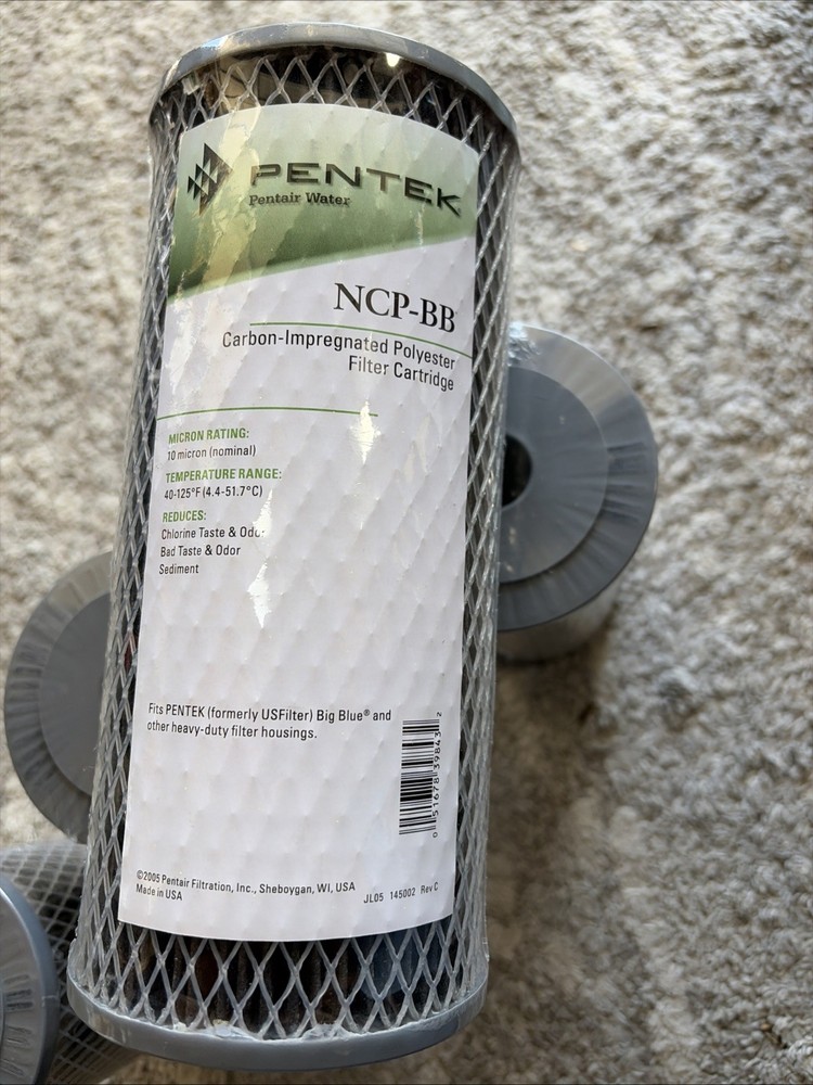 Pentek Water Filter Cartridge NCP-BB Carbin-Impregnated Polyester Made USA