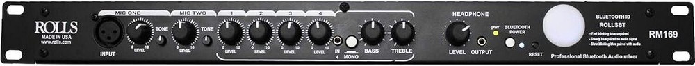 Rolls RM169 Professional Bluetooth Audio Mixer