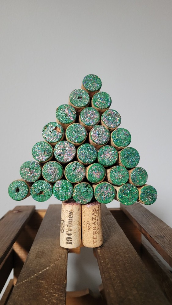 Upcycled Wine Cork Holiday Tree