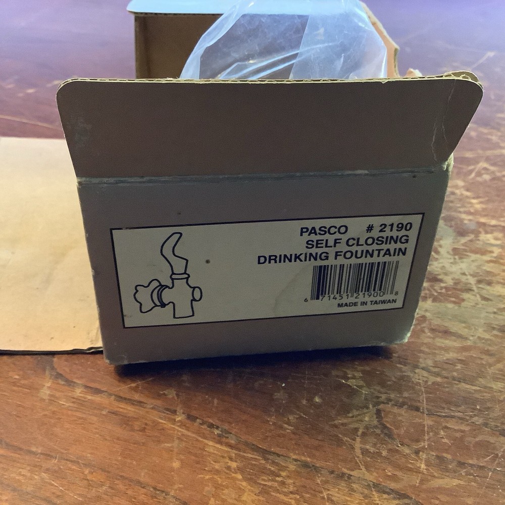 Pasco #2190 Self Closing Drinking Fountain 1/2”FPT (new)