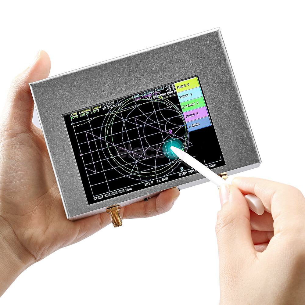 NanoVNA V2 Plus4 50kHz-4GHz Vector Network Analyzer Antenna Analyzer RF Demo Kit