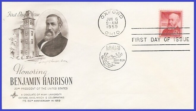 USA5 #1045 U/A ARTCRAFT FDC   Benjamin Harrison