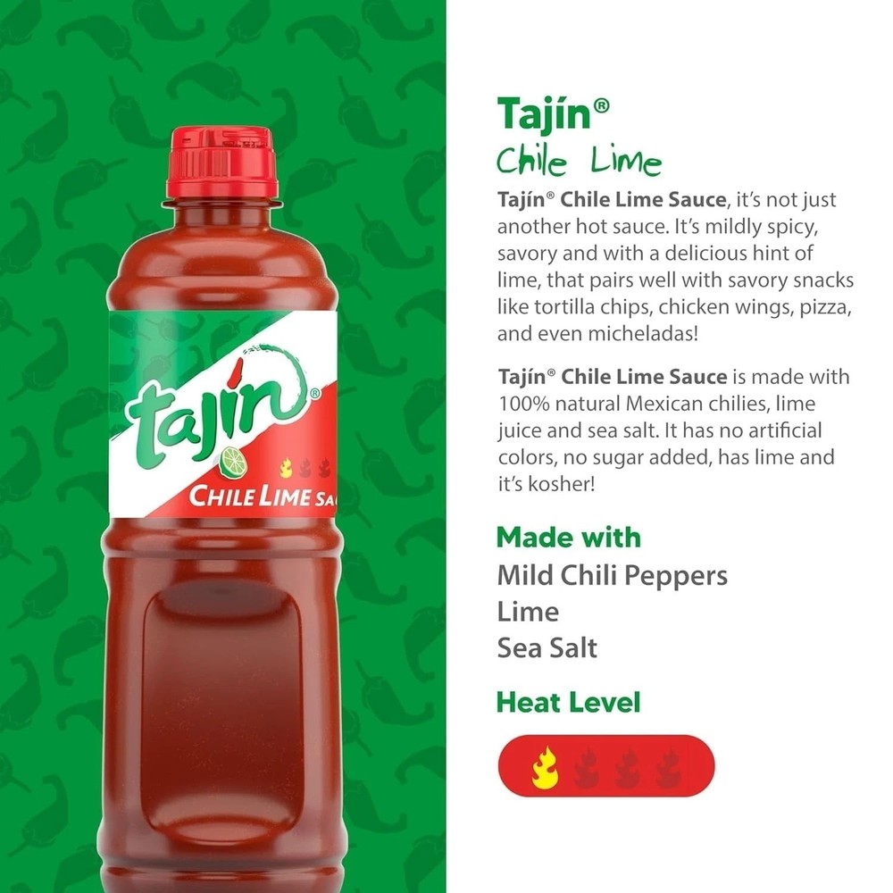 Tajin Chamoy & Chile Lime Sauce Bundle 15.38oz (2 Pack)