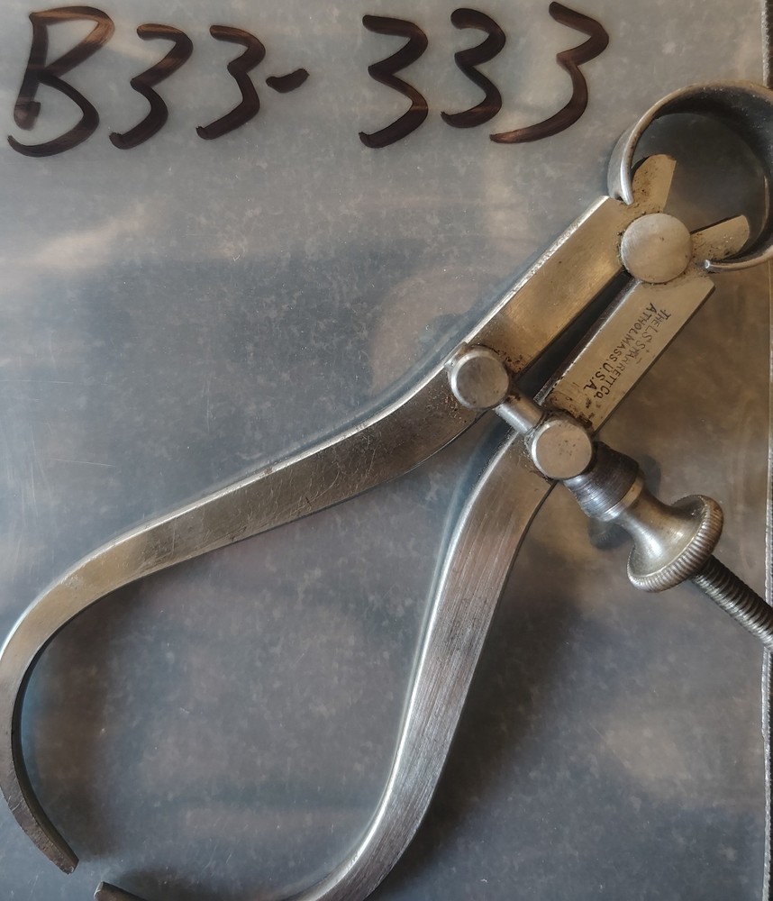 🗽 STARRETT 3-1/2" OD CALIPER, SMOOTH MOVEMENT