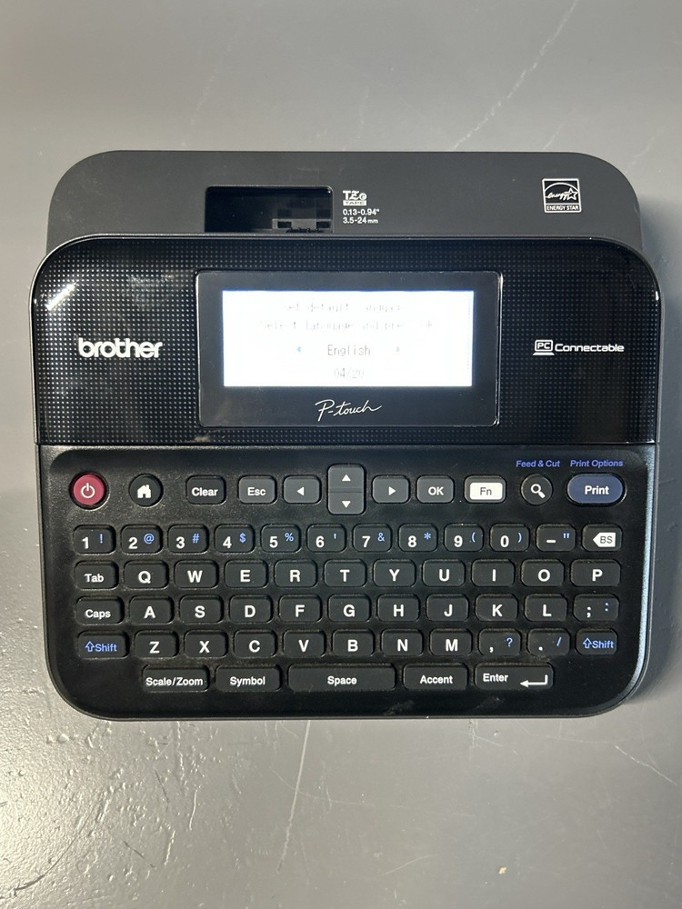 Brother Printer PTD600 PC Connectible Label Maker - Black