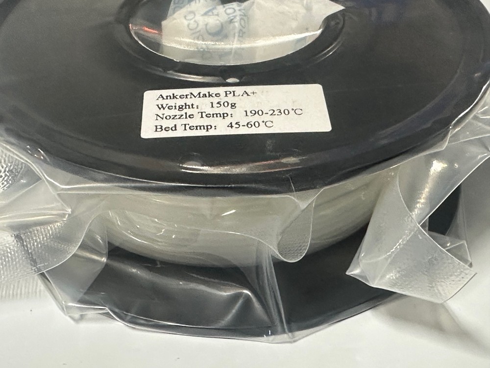 AnkerMake PLA+ 3D Printer Filament 150g White Official Printing Consumables