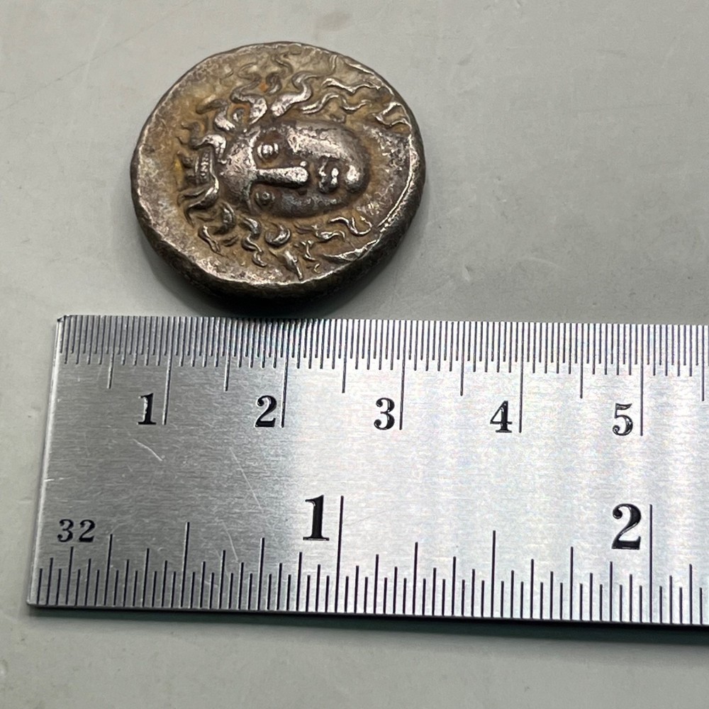 Wonderful Ancient Greek Unique Queen Image solid Silver Coated Coin