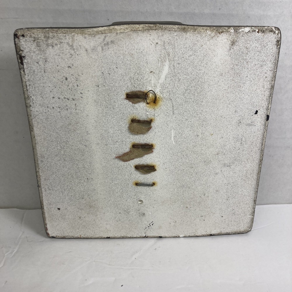 PRISTINE 1975 MILLER STUDIO CHALKWARE BLESS THIS HOUSE THERMOMETER