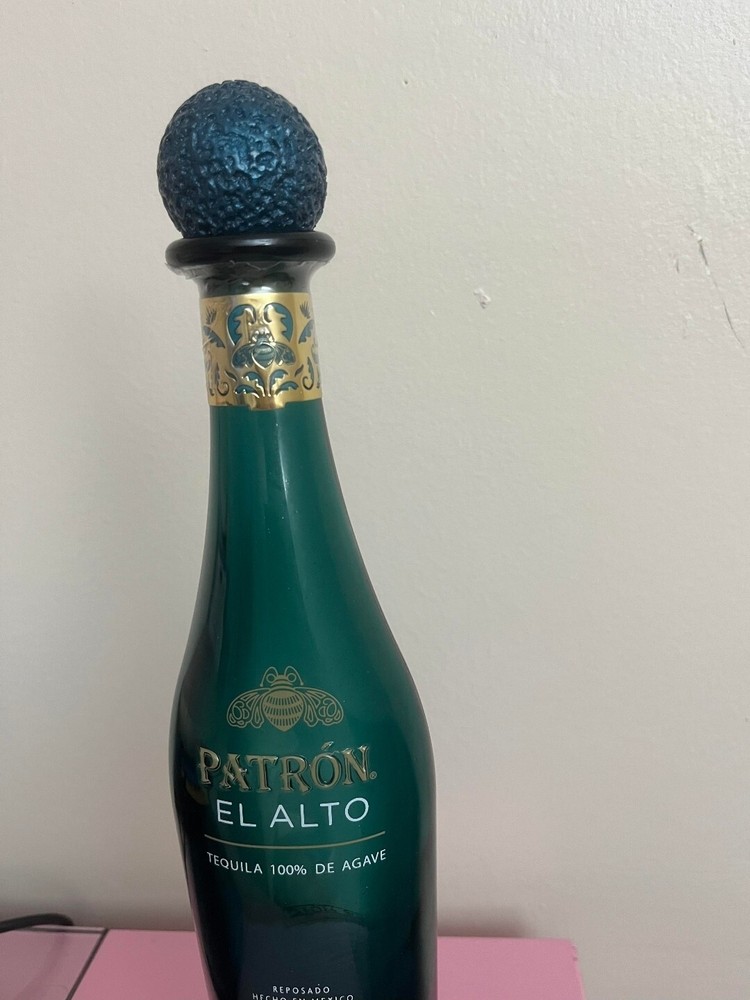 Patron El Alto EMPTY BOTTLE TEQUILA BOTELLA MEXICO