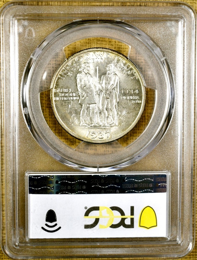 1937 PCGS MS66 Boone Commemorative Half Dollar - PCGS Gold Shield