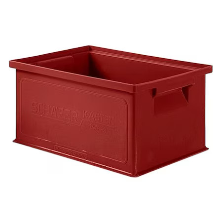 Ssi Schaefer 1463.130906Rd1 Solid & Stackable Straight Wall Storage Container,