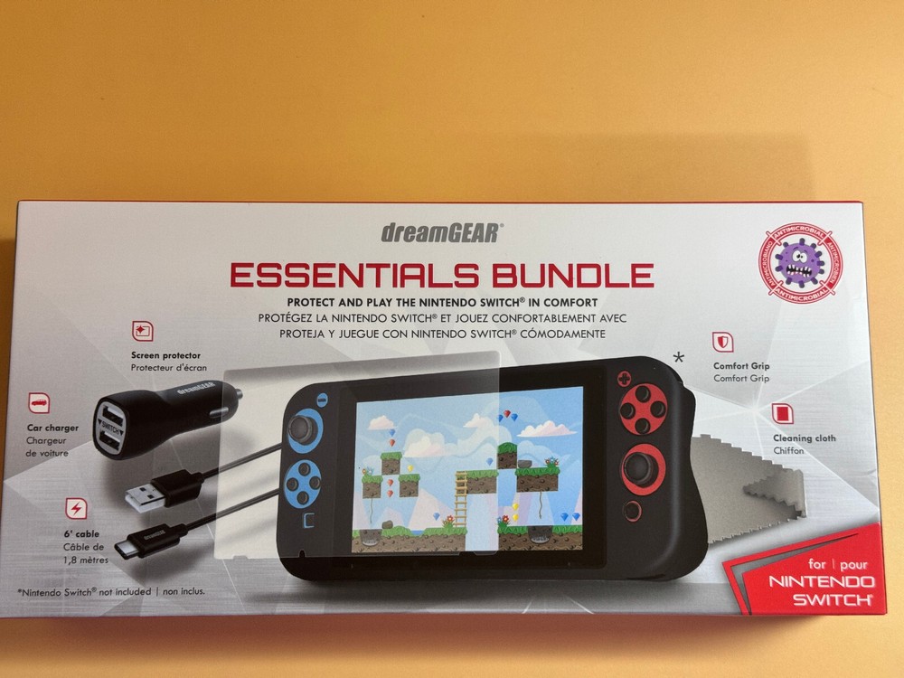 DreamGear Essentials Bundle Kit For Nintendo Switch NIB
